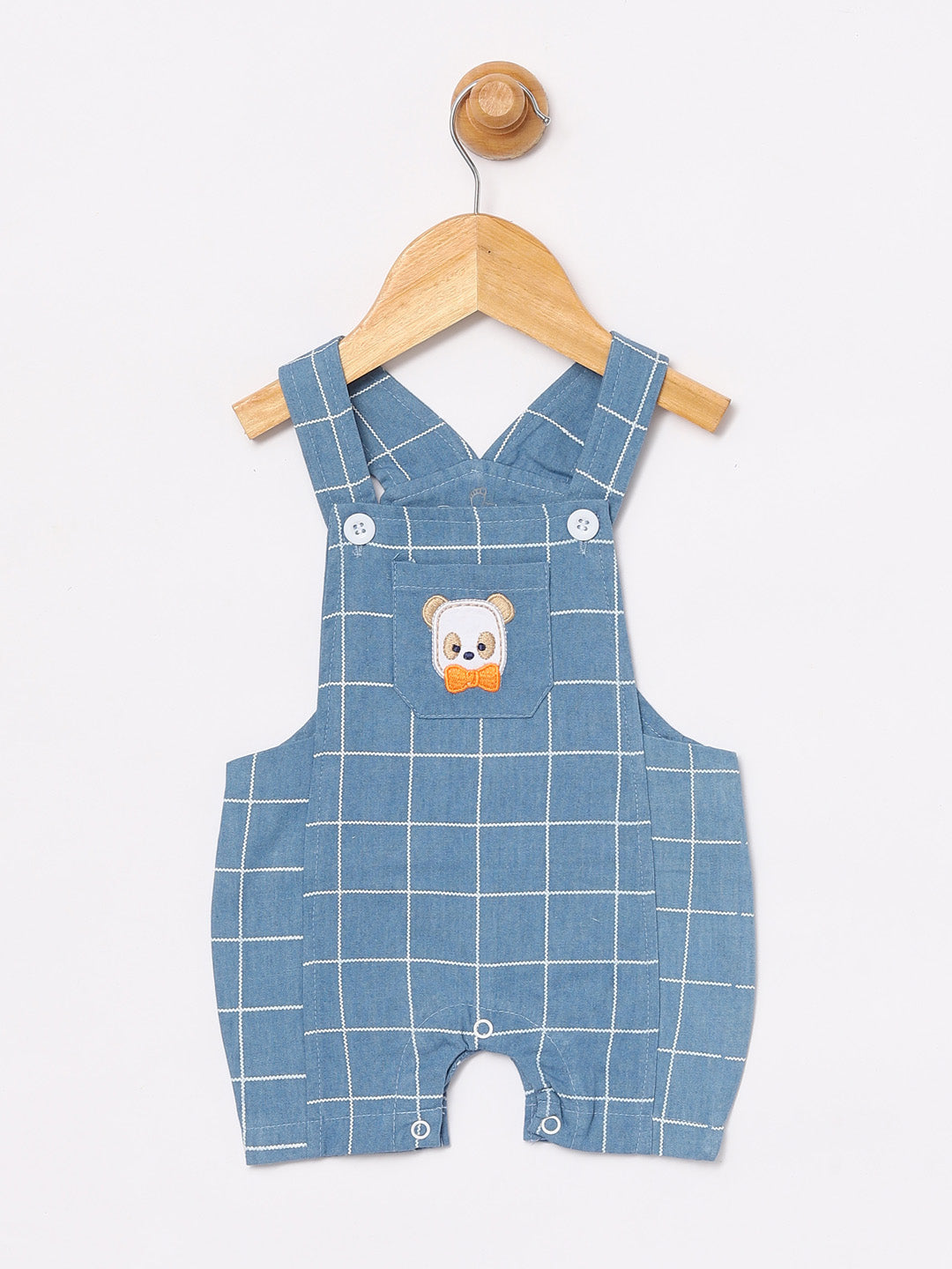 Cute & Comfy Dungaree for Baby Boy-SKY