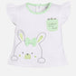 Casual Top and Short Bloomer for Baby Girls-GREEN