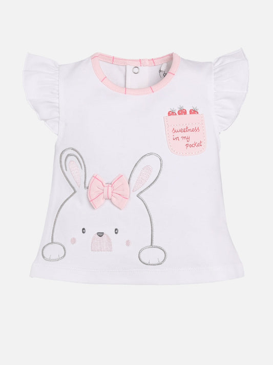 Casual Top and Short Bloomer for Baby Girls-PINK