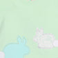 Casual Top and Short rabbit print Bloomer for Baby Girls-GREEN