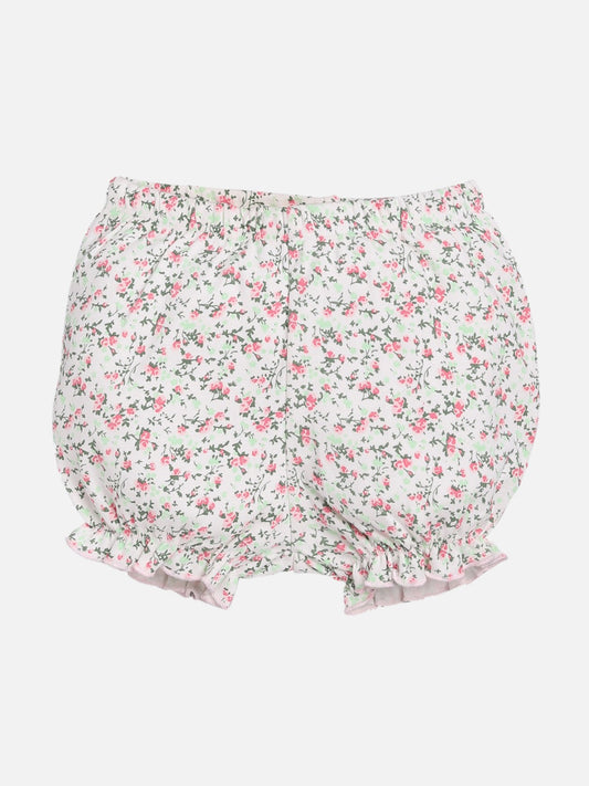 Casual Top and Short rabbit print Bloomer for Baby Girls-PINK