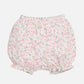 Casual Top and Short rabbit print Bloomer for Baby Girls-GREEN