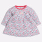 Mid/knee length baby girl frock for casual wear-FUSHIA